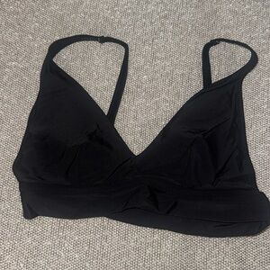 Aerie black bikini top